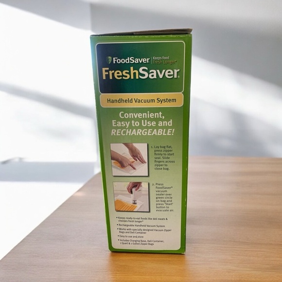 Food Saver Fresh Saver Handheld Vacuum Sealer New In Box - Picture 5 of 6